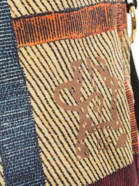 MAYA Bolso de hombro cheque/negro - Bolsos Mujer