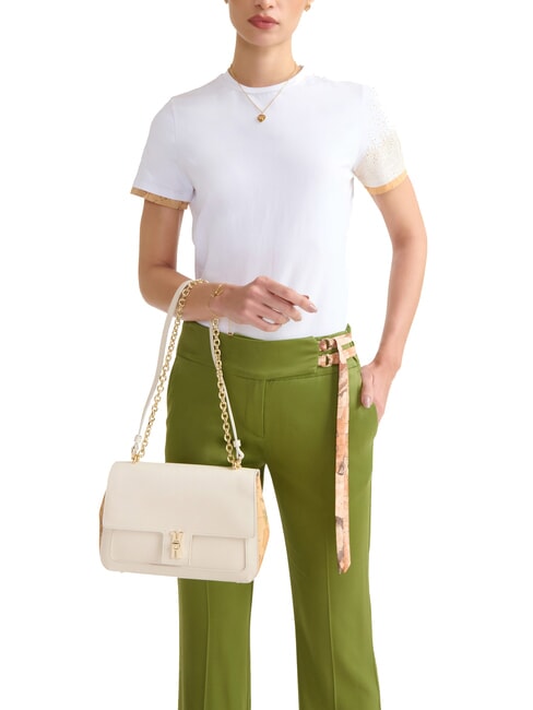 BAY LOCK BAG Bolso de hombro Marfil - Bolsos Mujer