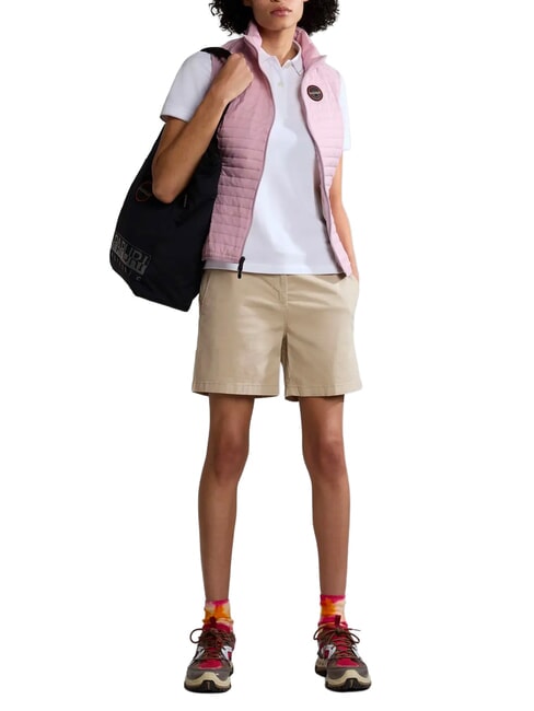 E-NINA Polo de manga corta garza blanca - camisa polo