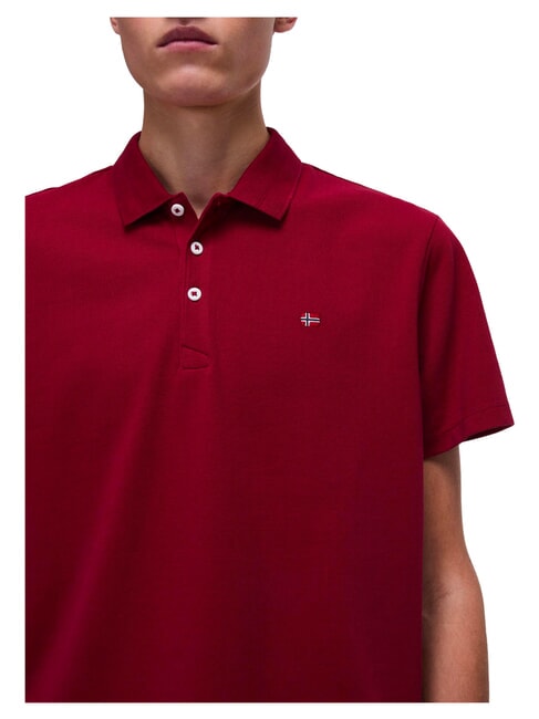 EALIS Polo Rojo tibetano - camisa polo