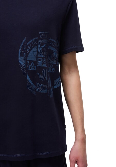S-VANNI Camiseta de algod&oacute;n blu marine - camiseta