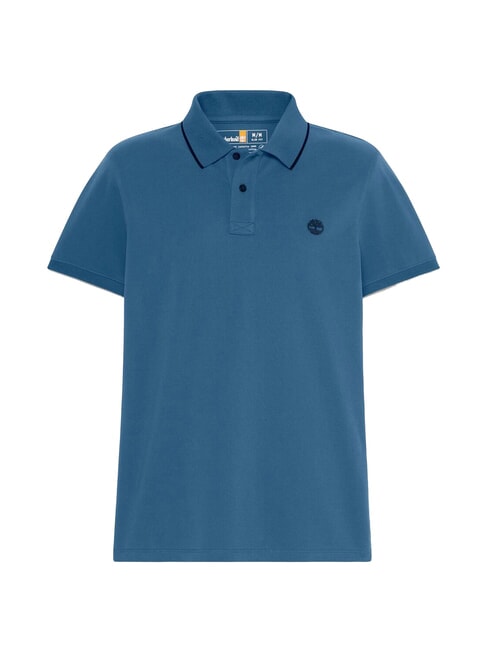 MILLERS RIVER Camisa polo de algod&oacute;n Denim oscuro - camisa polo