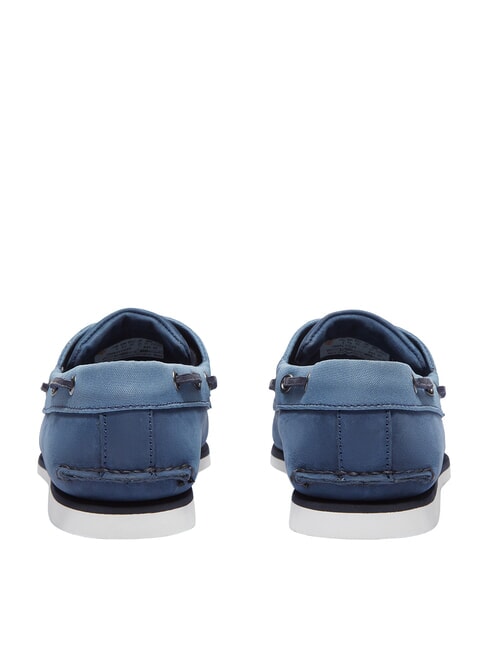 CLASSIC BOAT Zapatos n&aacute;uticos de cuero nubuck azul oscuro - Zapatos Hombre