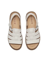 TIMBERLAND CLAIREMONT WAY sandalias de cuero nobuk natural - Zapatos Mujer - 4