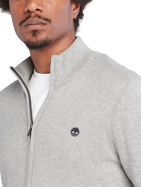WILLIAMS RIVER Su&eacute;ter con cremallera brezo gris medio - Su&eacute;teres de los hombres