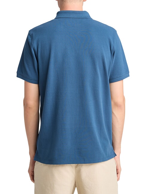 MILLERS RIVER Camisa polo de algod&oacute;n Denim oscuro - camisa polo