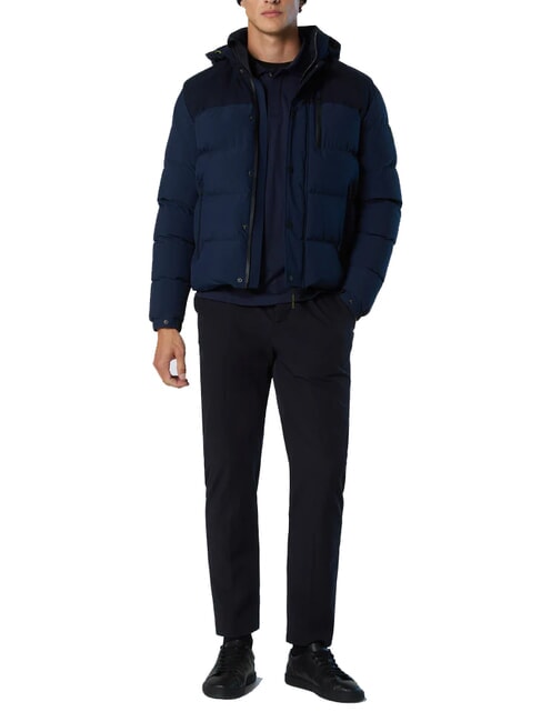 NORTH TECH Chaqueta con capucha Azul marino - Chaquetas de plumas para hombre