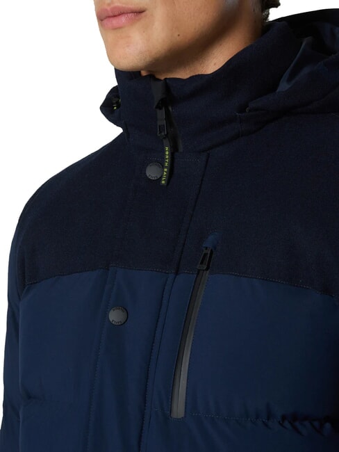 NORTH TECH Chaqueta con capucha Azul marino - Chaquetas de plumas para hombre