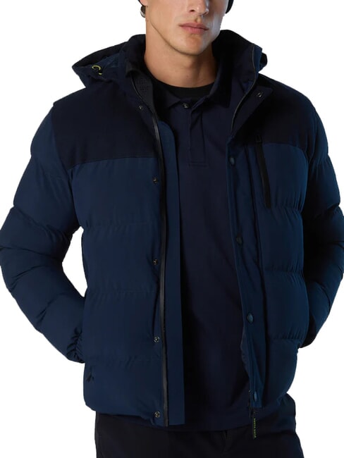 NORTH TECH Chaqueta con capucha Azul marino - Chaquetas de plumas para hombre