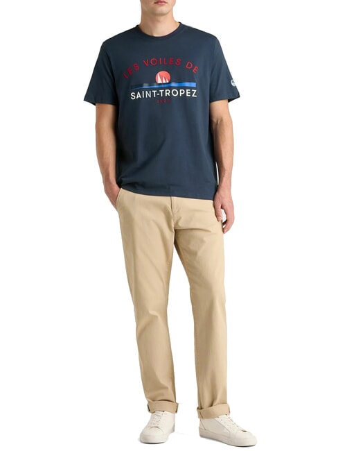 LVDST Camiseta de algod&oacute;n Azul marino - camiseta