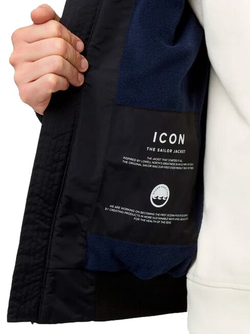 ORIGINAL SAILOR  Chaqueta impermeable negro - Chaquetas de hombre