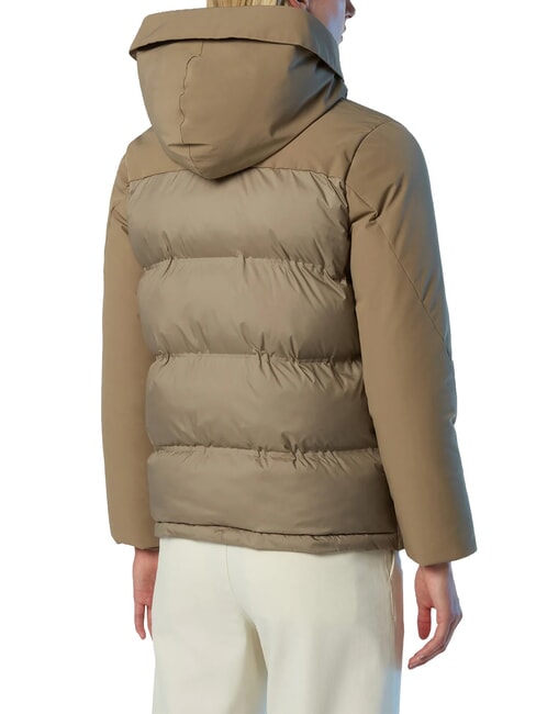 OCEAN OUTDOOR Chaqueta con capucha roca marr&oacute;n - Chaquetas de mujer