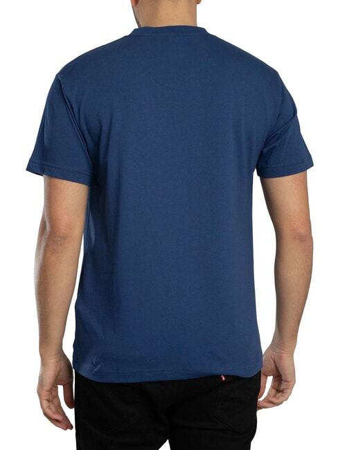 LEFT CHEST Camiseta holgada de algod&oacute;n &iacute;ndigo profundo - camiseta