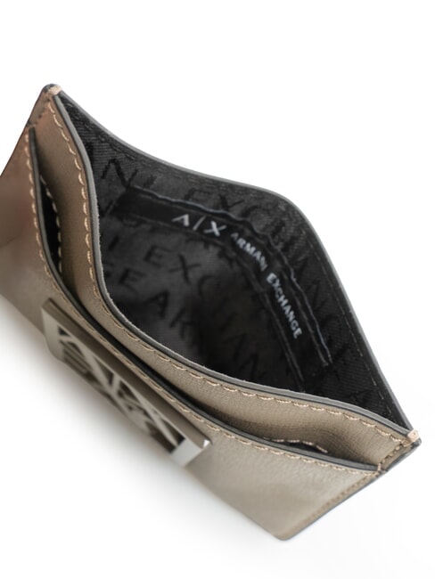 A|X Tarjetero plano lubina marr&oacute;n - Carteras Mujer