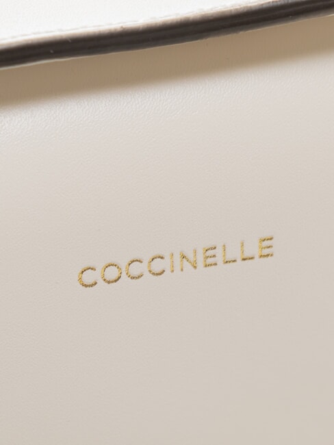 MALETA CALF Mini bolso bandolera, en piel. blanco - Bolsos Mujer