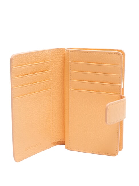 METALLIC SOFT Cartera en piel texturizada amanecer - Carteras Mujer