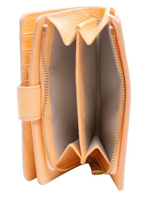 METALLIC SOFT Cartera en piel texturizada amanecer - Carteras Mujer