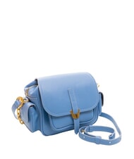 COCCINELLE CAMPUS  Mini bolso de hombro, en piel azul - Bolsos Mujer - 2
