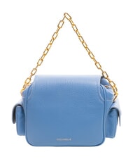 COCCINELLE CAMPUS  Mini bolso de hombro, en piel azul - Bolsos Mujer - 3