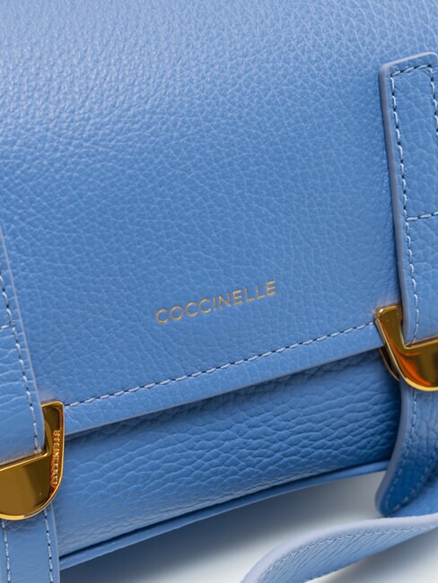 CAMPUS Mini bolso bandolera, en piel. azul - Bolsos Mujer