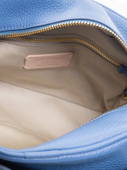 CAMPUS Mini bolso bandolera, en piel. azul - Bolsos Mujer