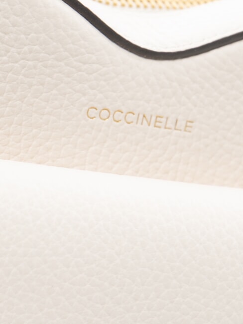 BEAT SOFT Mini bolso de piel en forma de coraz&oacute;n blanco - Bolsos Mujer