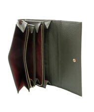 COCCINELLE METALLIC SOFT Cartera grande de piel algas - Carteras Mujer - 2