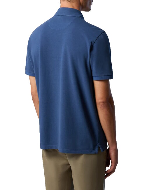 CORE Polo con logo bordado Denim oscuro - camisa polo