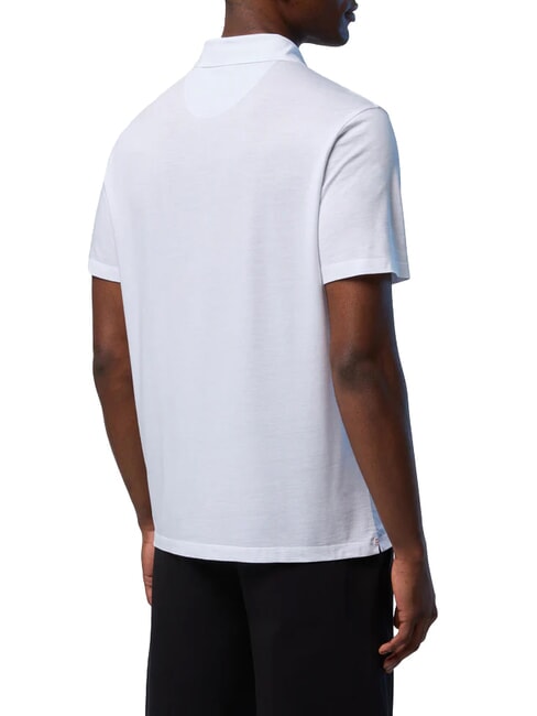 NORTH TECH Polo de manga corta blanco - camisa polo