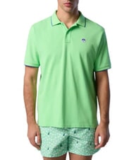 NORTH SAILS COLLAR STRIPED Polo de manga corta de algod&oacute;n verde verano - camisa polo - 2