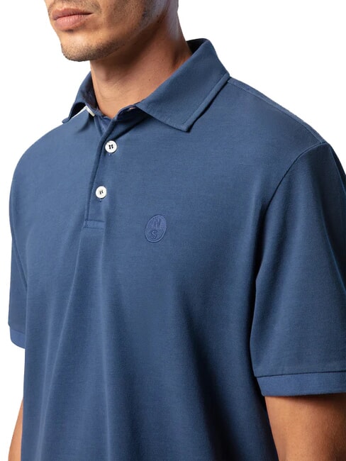 CORE Polo con logo bordado Denim oscuro - camisa polo
