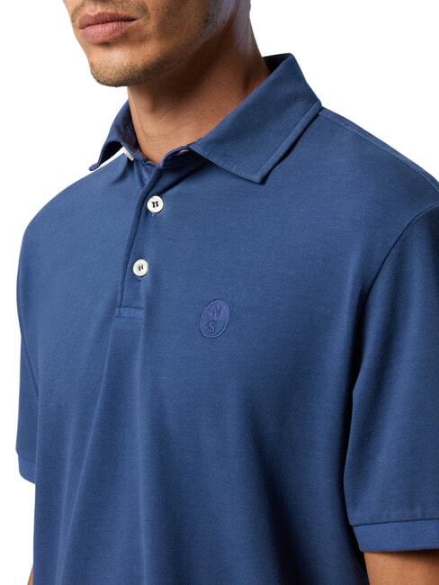 CORE Polo con logo bordado Denim oscuro - camisa polo