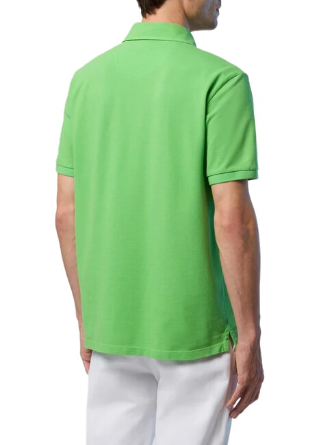 CORE Polo con logo bordado verde verano - camisa polo