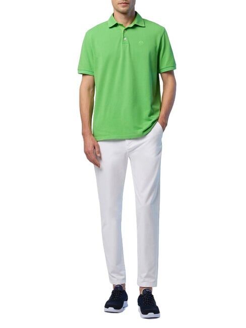 CORE Polo con logo bordado verde verano - camisa polo