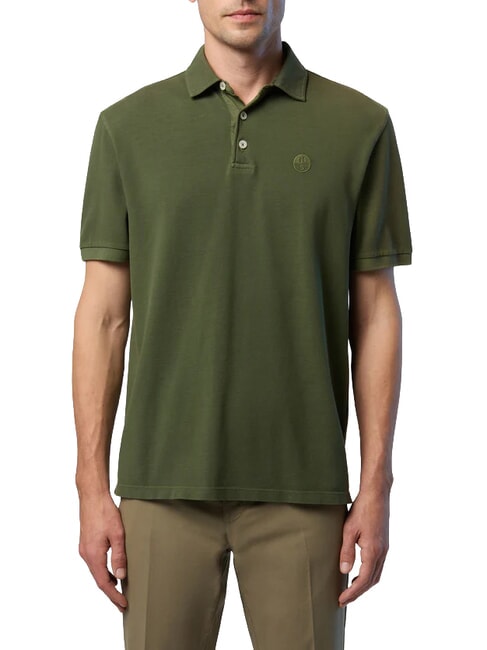 CORE Polo con logo bordado verde oscuro - camisa polo