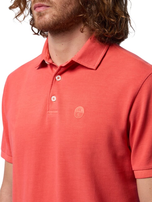 CORE Polo con logo bordado paprika - camisa polo