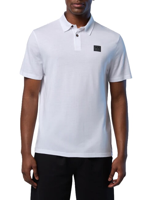 NORTH TECH Polo de manga corta blanco - camisa polo