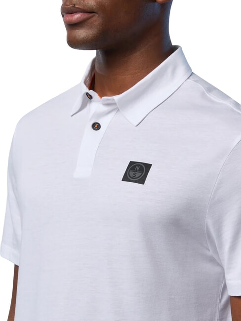 NORTH TECH Polo de manga corta blanco - camisa polo