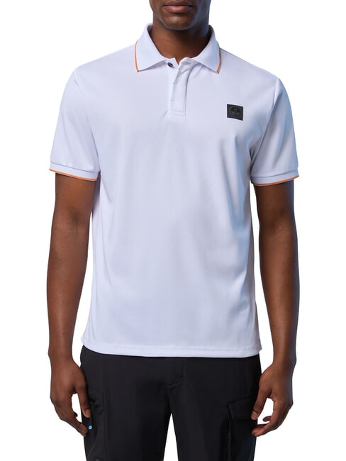 NORTH TECH Polo casual de manga corta blanco - camisa polo