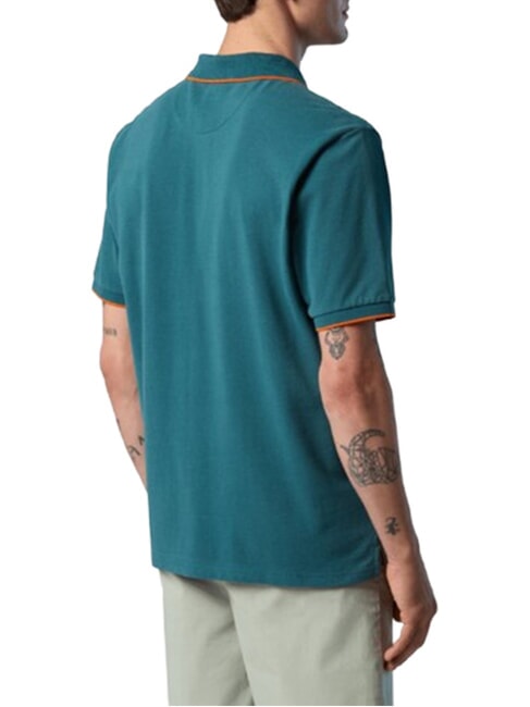 COLLAR STRIPED Polo de manga corta de algod&oacute;n mediterr&aacute;neo - camisa polo