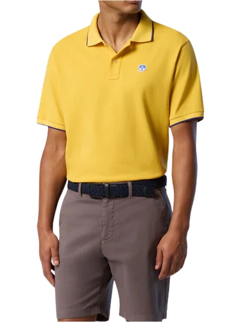 COLLAR STRIPED Polo de manga corta de algod&oacute;n Sol de Samoa - camisa polo