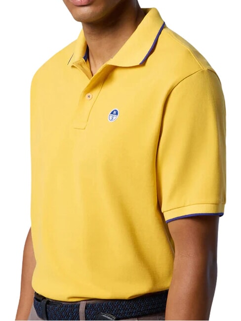 COLLAR STRIPED Polo de manga corta de algod&oacute;n Sol de Samoa - camisa polo