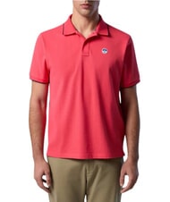NORTH SAILS COLLAR STRIPED Polo de manga corta de algod&oacute;n geranio - camisa polo - 2