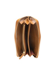 COCCINELLE METALLIC SOFT Cartera en piel texturizada - Carteras Mujer