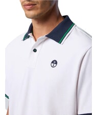 NORTH SAILS CORE Polo de algod&oacute;n de manga corta blanco - camisa polo - 5