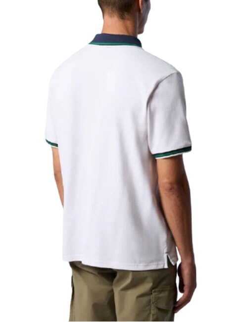 CORE Polo de algod&oacute;n de manga corta blanco - camisa polo