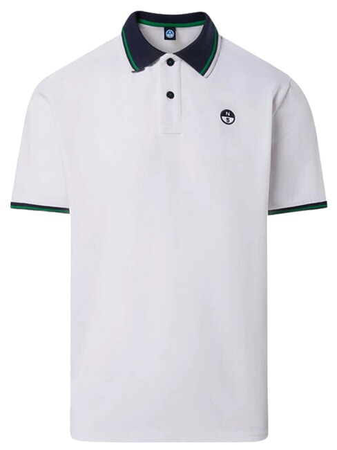 CORE Polo de algod&oacute;n de manga corta blanco - camisa polo