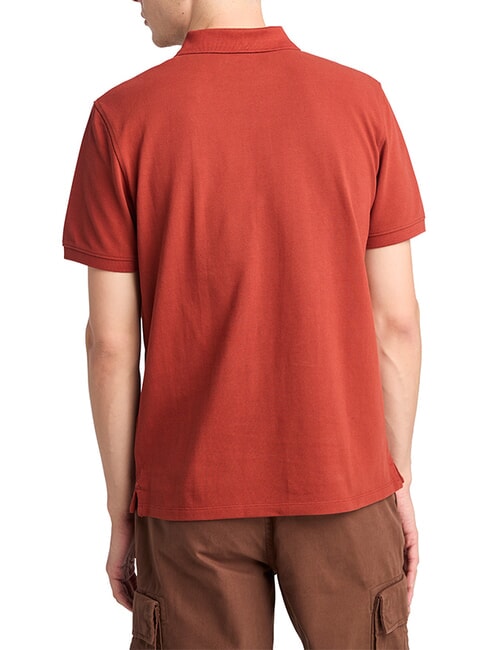 MILLERS RIVER Camisa polo de algod&oacute;n henna quemada - camisa polo