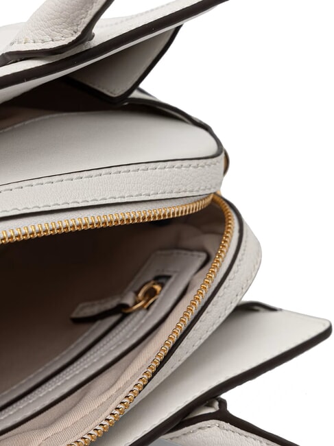 LAILA Bolso de piel con bandolera blanco &oacute;ptico - Bolsos Mujer