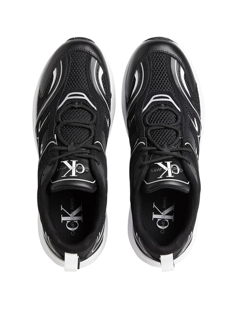 CK JEANS Retro Tennis Zapatillas de piel negro - Zapatos Hombre